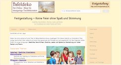 Desktop Screenshot of festgestaltung.de